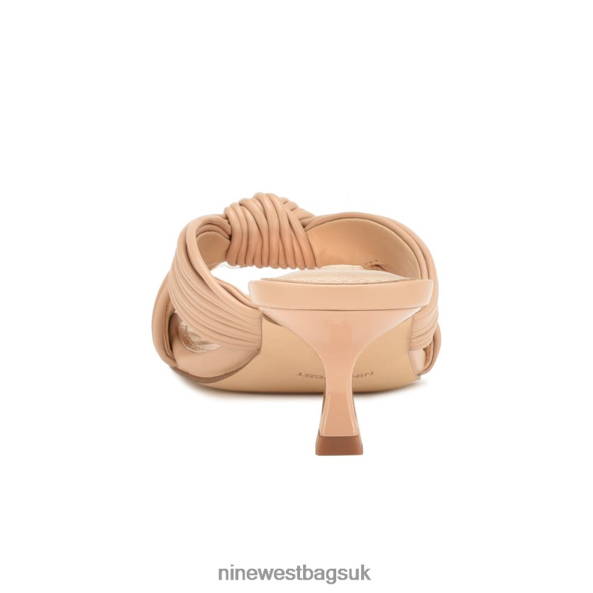 Nine West Dafidil Heeled Slide Sandals RFX40B1730 - Nine West Sandals UK Blush