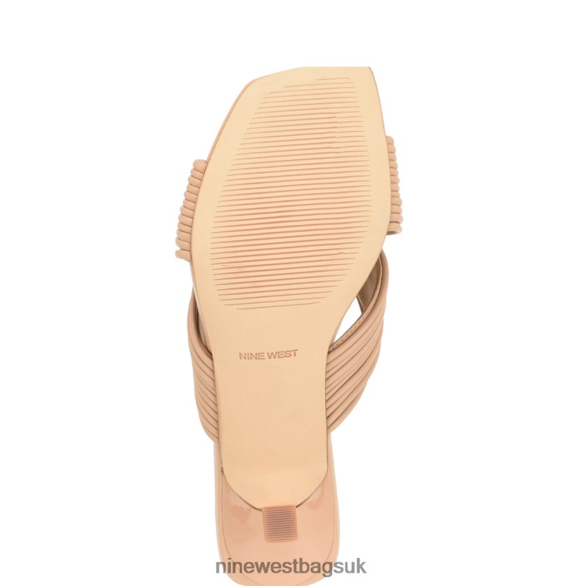 Nine West Dafidil Heeled Slide Sandals RFX40B1730 - Nine West Sandals UK Blush