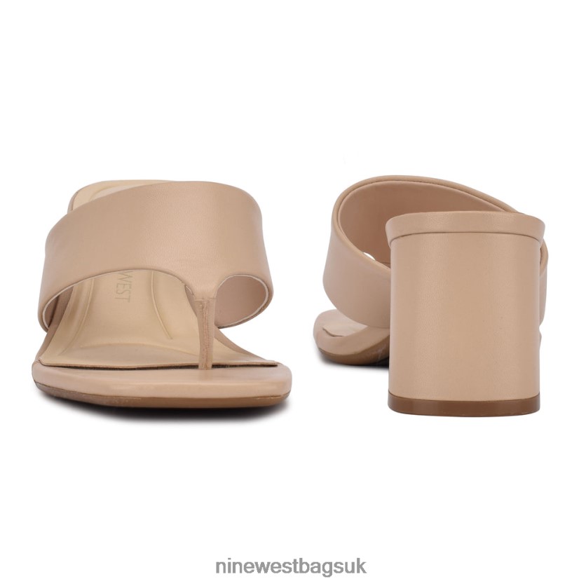 Nine West Gelina 9x9 Block Heel Slide Sandals RFX40B2042 - Nine West Sandals UK