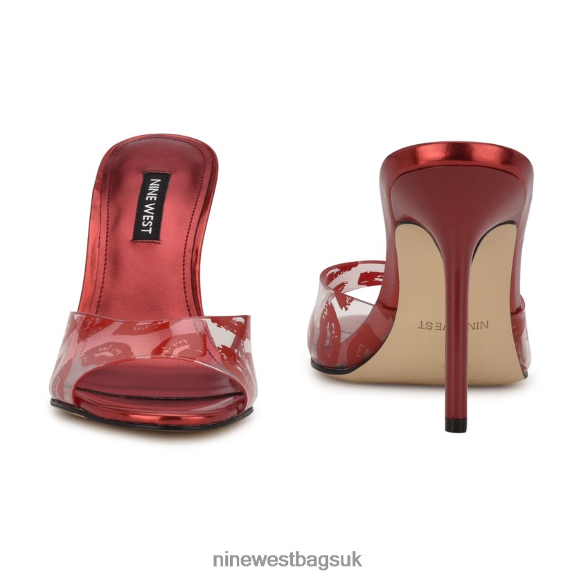 Nine West Ido Heeled Slide Sandals RFX40B1033 - Nine West UK