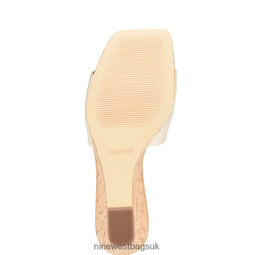 Nine West Kerina Wedge Slide Sandals RFX40B656 - Nine West Bags UK Platino