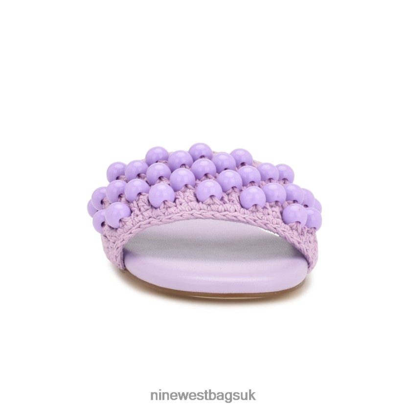 Nine West Leelee Woven Slide Sandals RFX40B642 - Nine West Sandals UK Purple