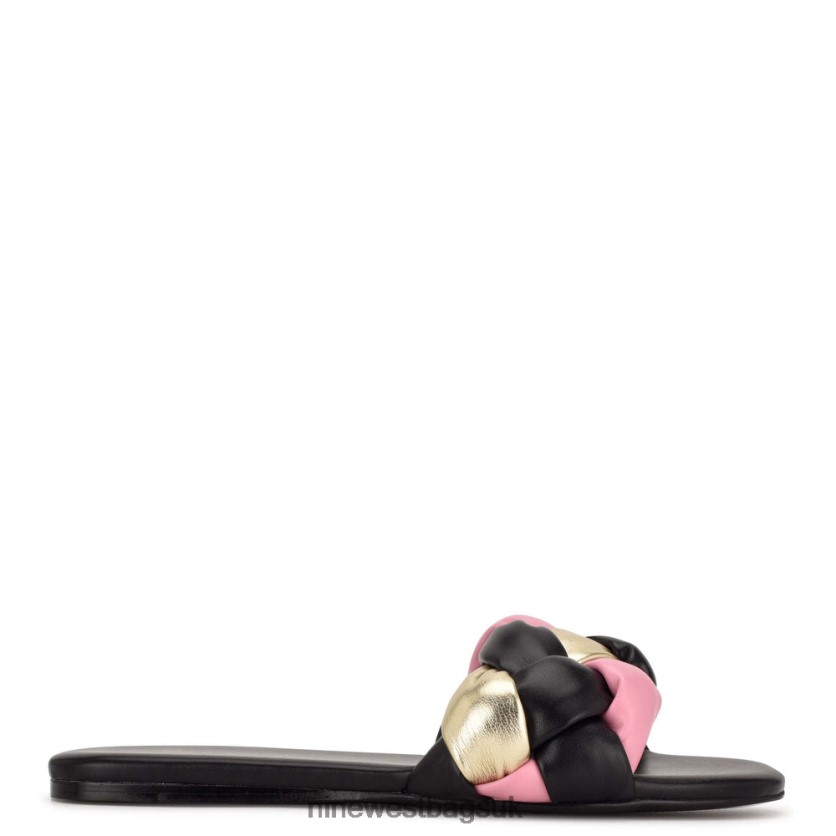 Nine West Lula Flat Slide Sandals RFX40B1059 - Nine West UK Sale