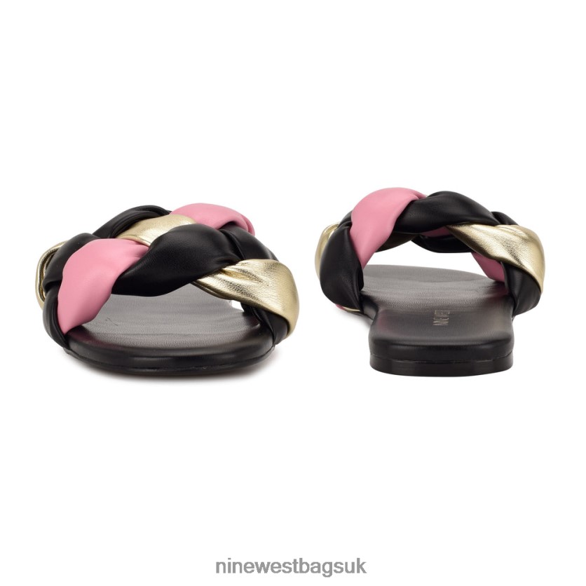 Nine West Lula Flat Slide Sandals RFX40B1059 - Nine West UK Sale