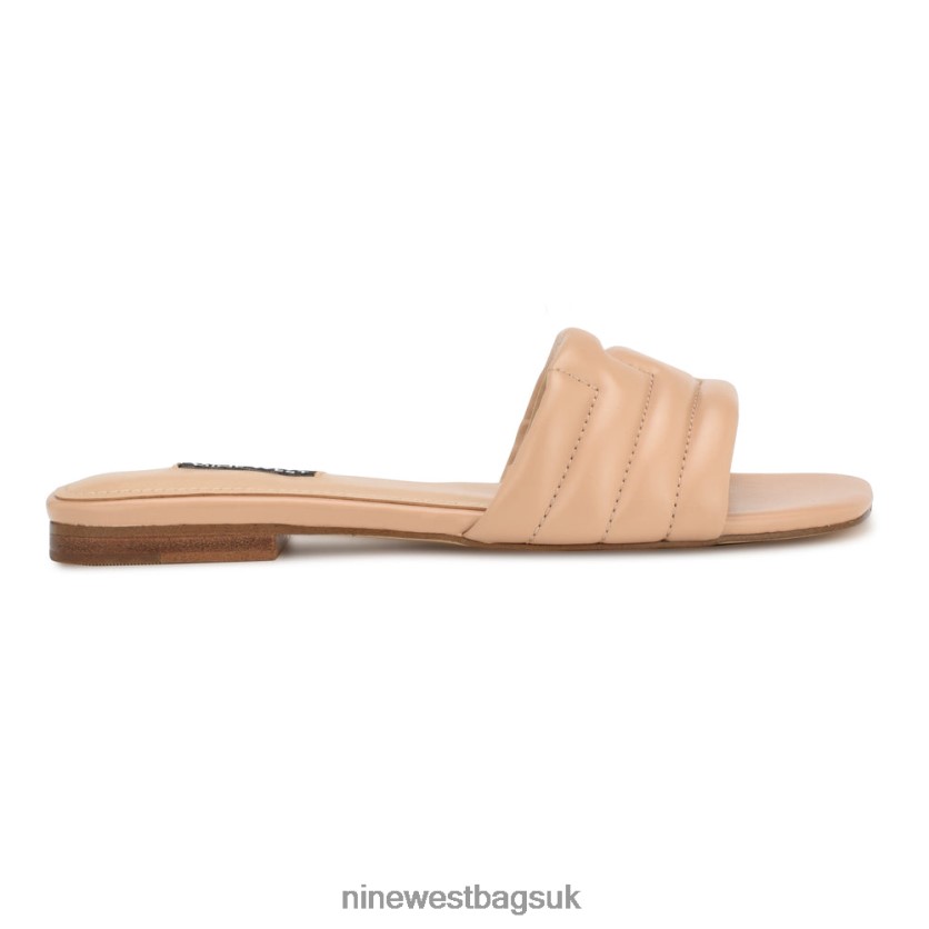 Nine West Menqs Flat Slide Sandals RFX40B2089 - Nine West UK Light Pink