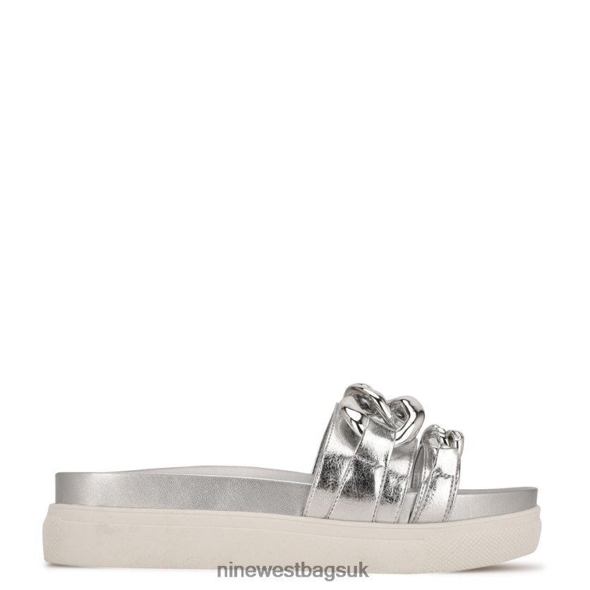 Nine West Nope Platform Slide Sandals RFX40B721 - Nine West UK