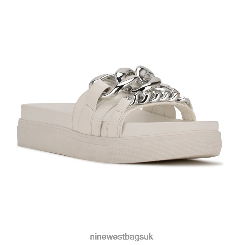 Nine West Nope Platform Slide Sandals RFX40B722 - Nine West Sandals UK