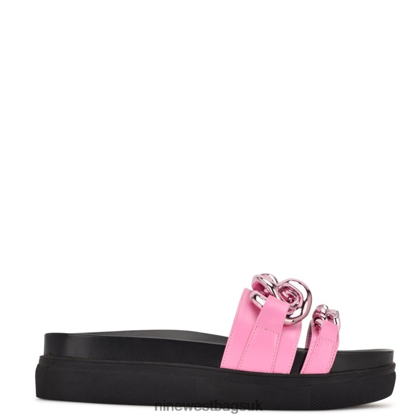 Nine West Nope Platform Slide Sandals RFX40B723 - Nine West UK Sale