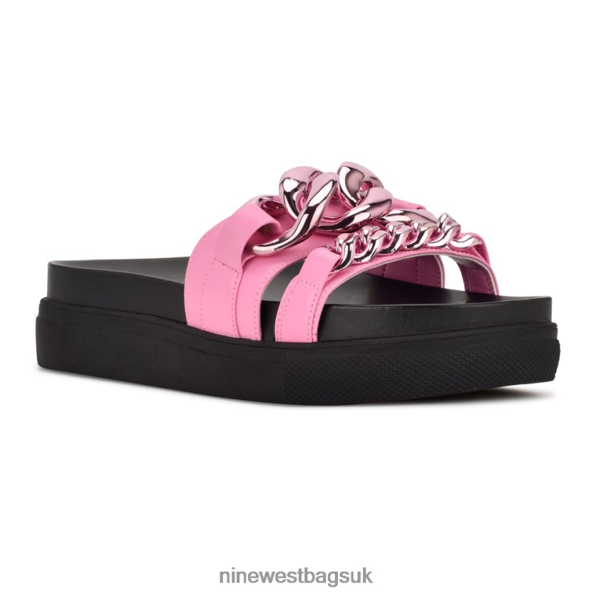 Nine West Nope Platform Slide Sandals RFX40B723 - Nine West UK Sale