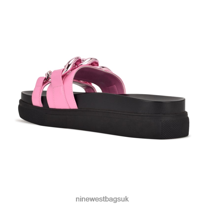 Nine West Nope Platform Slide Sandals RFX40B723 - Nine West UK Sale