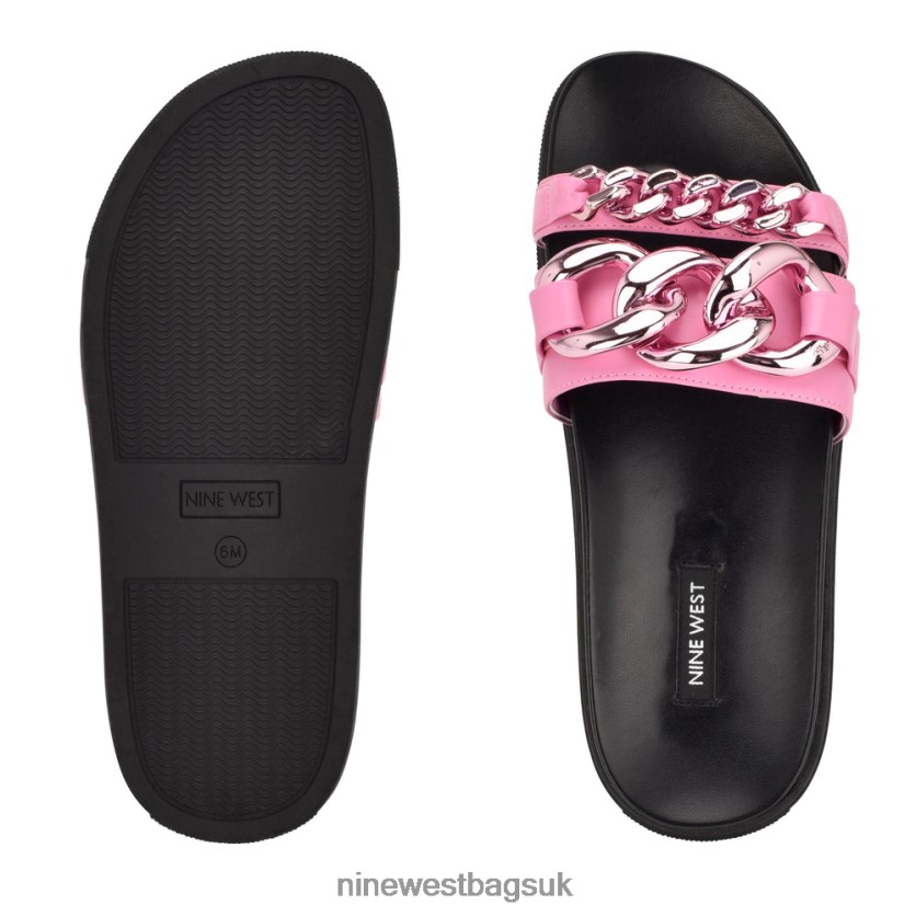 Nine West Nope Platform Slide Sandals RFX40B723 - Nine West UK Sale