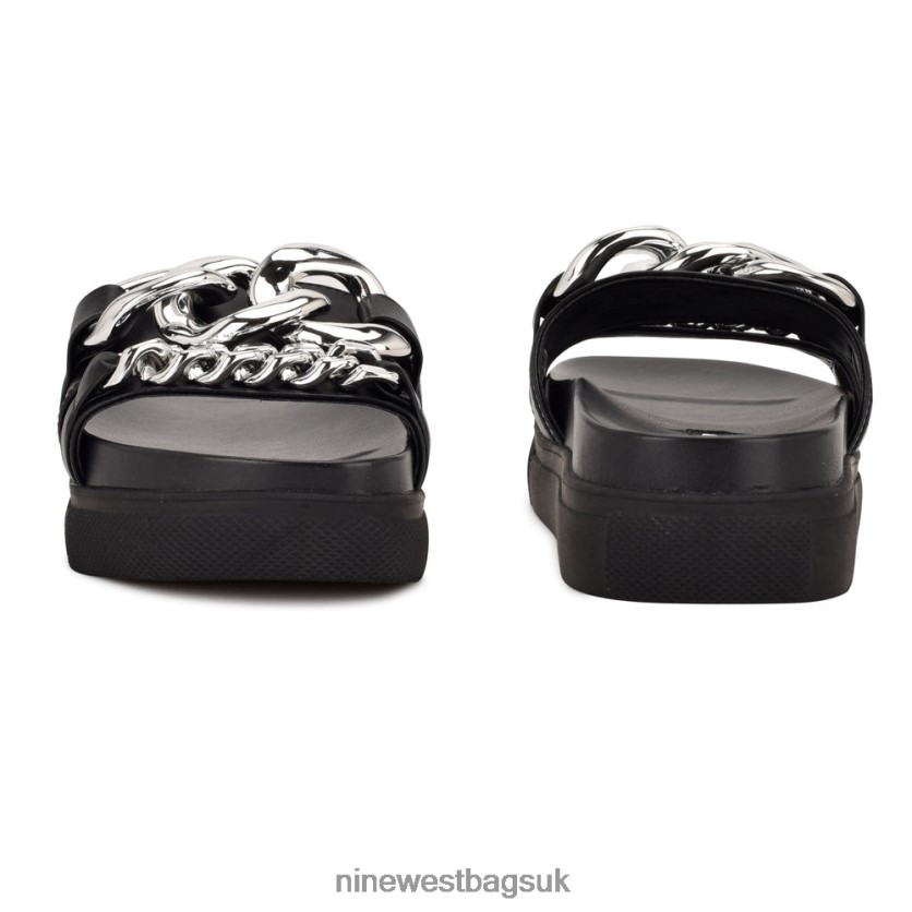 Nine West Nope Platform Slide Sandals RFX40B724 - Nine West Bags UK
