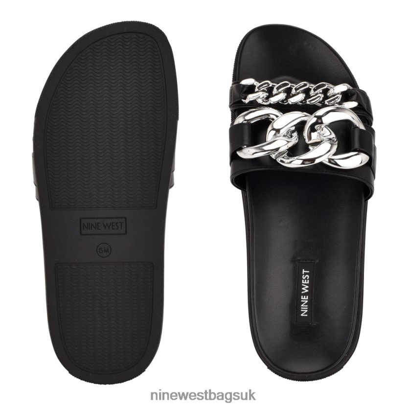 Nine West Nope Platform Slide Sandals RFX40B724 - Nine West Bags UK