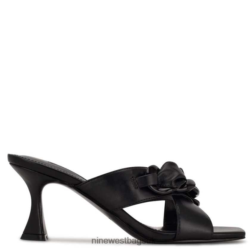 Nine West Paytin Heeled Slide Sandals RFX40B1918 - Nine West Sandals UK