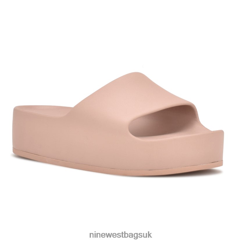 Nine West Pool Platform Slide Sandals RFX40B678 - Nine West Sandals UK Barely Nude
