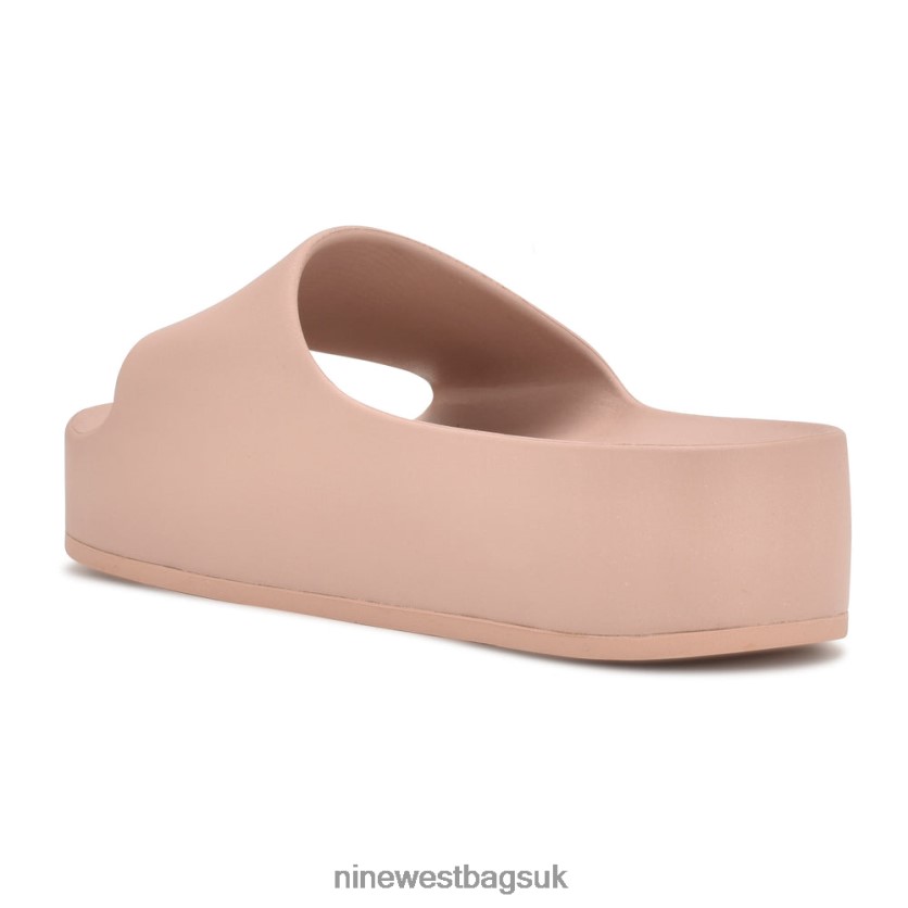 Nine West Pool Platform Slide Sandals RFX40B678 - Nine West Sandals UK Barely Nude