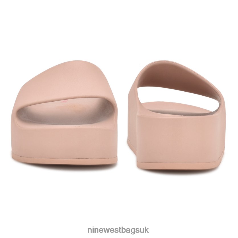 Nine West Pool Platform Slide Sandals RFX40B678 - Nine West Sandals UK Barely Nude