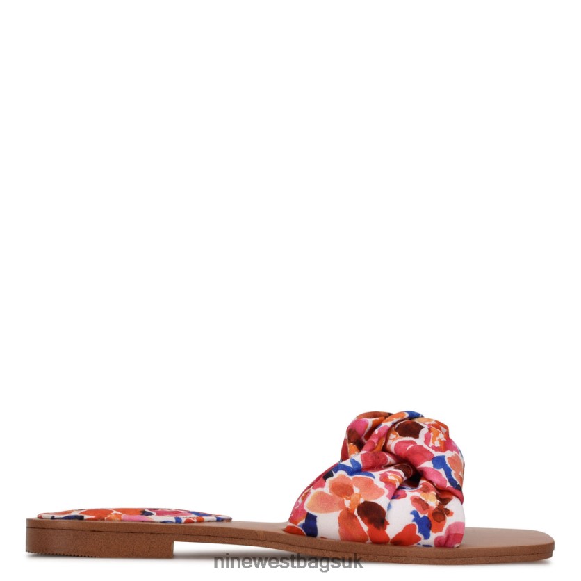 Nine West Rosey Flat Slide Sandals RFX40B1015 - Nine West UK Sale