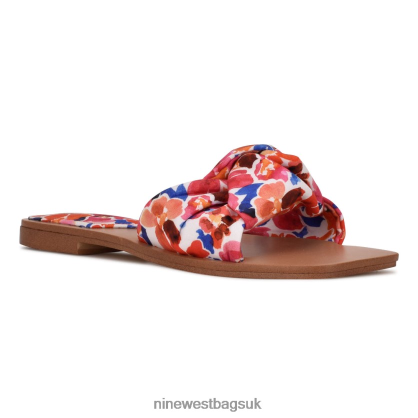 Nine West Rosey Flat Slide Sandals RFX40B1015 - Nine West UK Sale