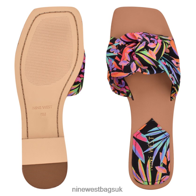 Nine West Rosey Flat Slide Sandals RFX40B1017 - Nine West UK