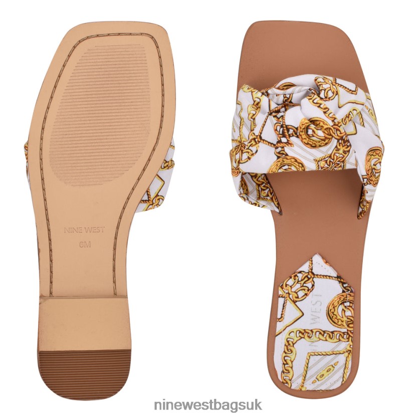 Nine West Rosey Flat Slide Sandals RFX40B2914 - Nine West UK