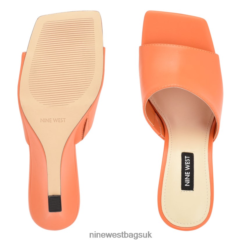 Nine West Rovah Wedge Slide Sandals RFX40B682 - Nine West Sandals UK Orange