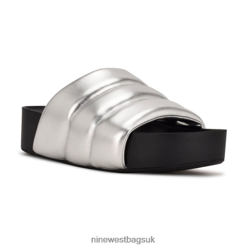 Nine West Sants Platform Slide Sandals RFX40B717 - Nine West UK