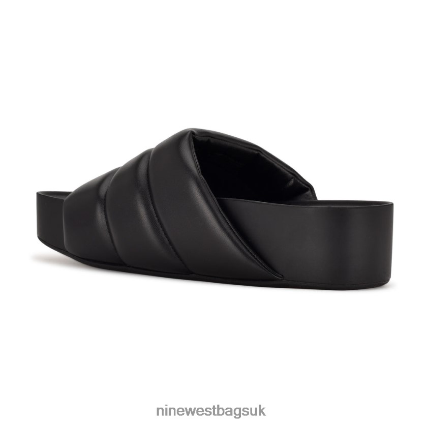 Nine West Sants Platform Slide Sandals RFX40B720 - Nine West Bags UK