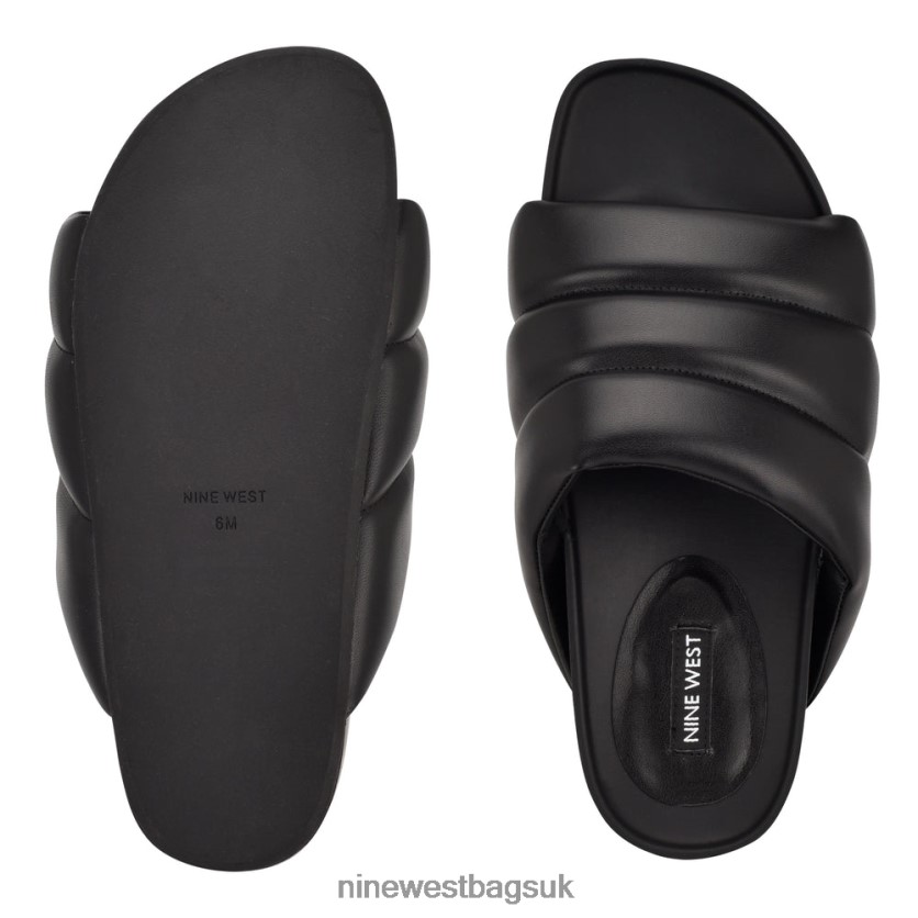 Nine West Sants Platform Slide Sandals RFX40B720 - Nine West Bags UK