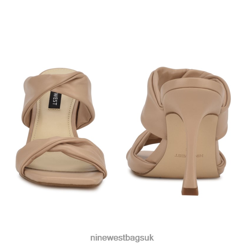 Nine West Seeya Heeled Slide Sandals RFX40B2075 - Nine West UK Sale Warm Blush