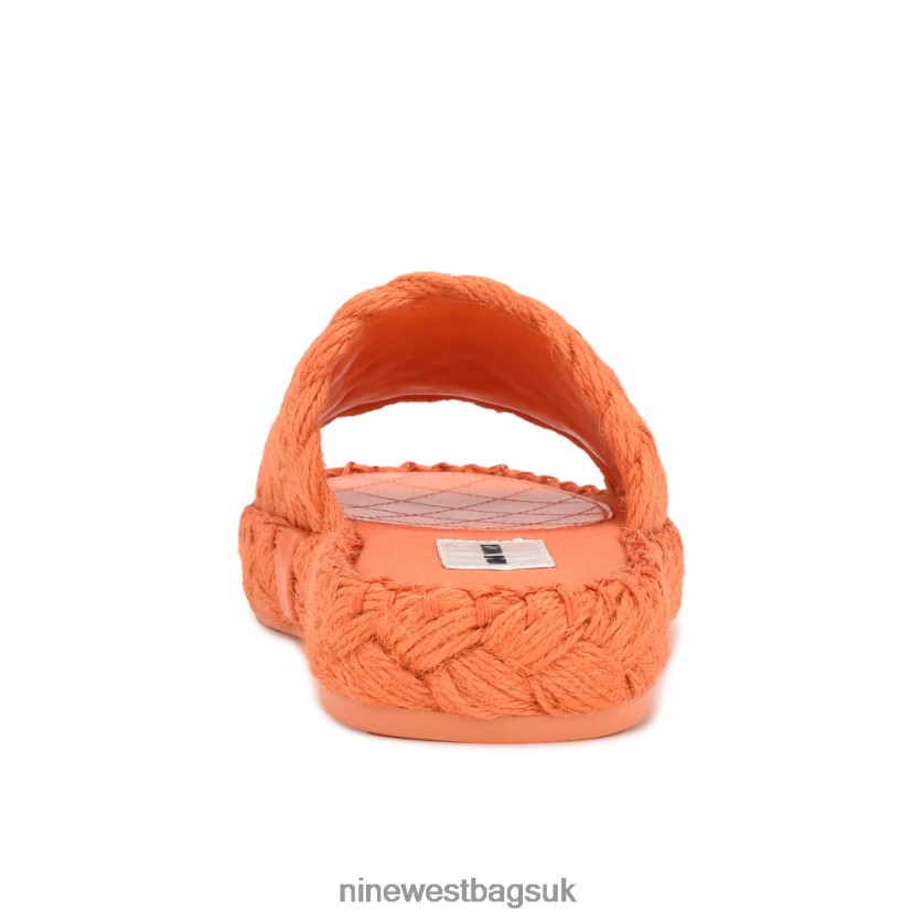 Nine West Stef Woven Slide Sandals RFX40B654 - Nine West Sandals UK Orange