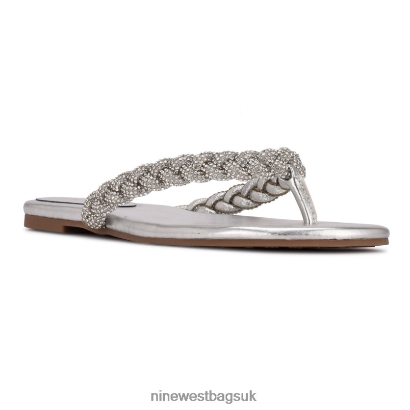 Nine West Tinee Flat Slide Sandals RFX40B1963 - Nine West UK Sale