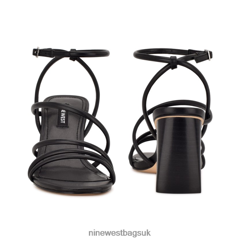 Nine West Yeap Heeled Slide Sandals RFX40B2254 - Nine West Sandals UK Black